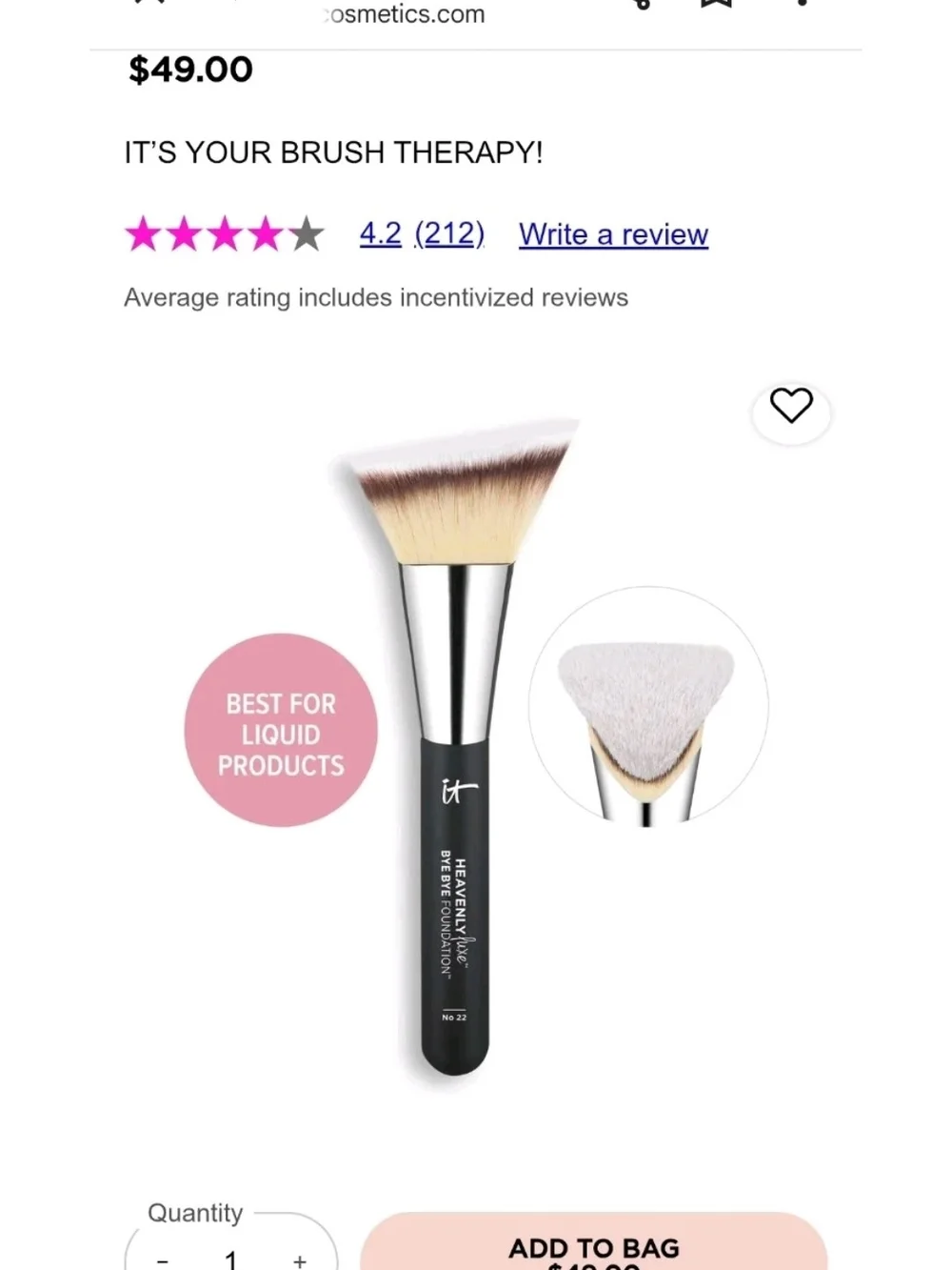 it cosmetics CC+ Radiance Ombre Blush Peach Coral Duo Foudation In Fair & brush
